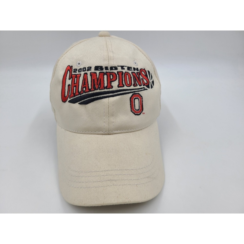 Vintage Ohio State Buckeyes 2002 Big Ten Champions Top of the World Hat Cap NCAA